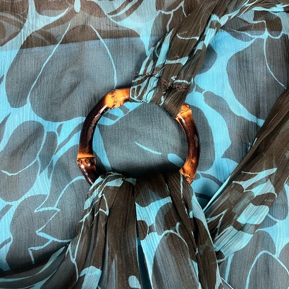 Milly of New York 100% Silk One Shoulder Dress Size 4 - Picture 8 of 10